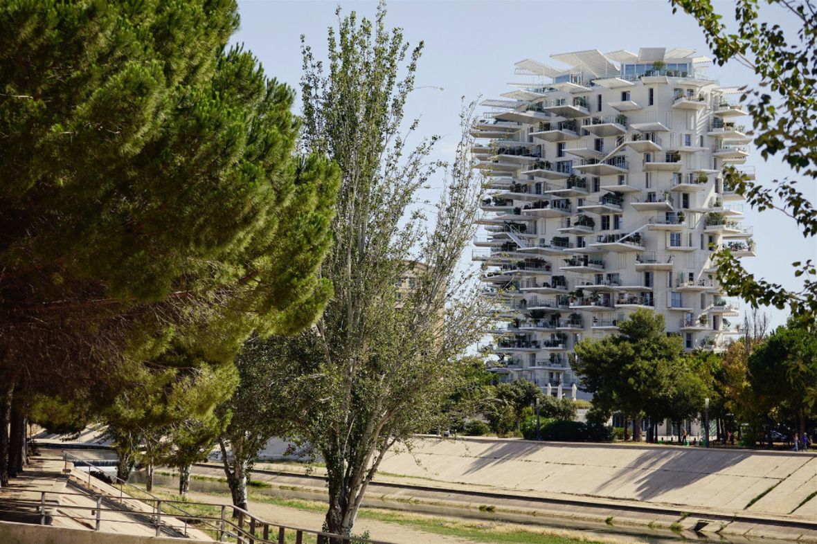 Architektur in Montpellier, Frankreich