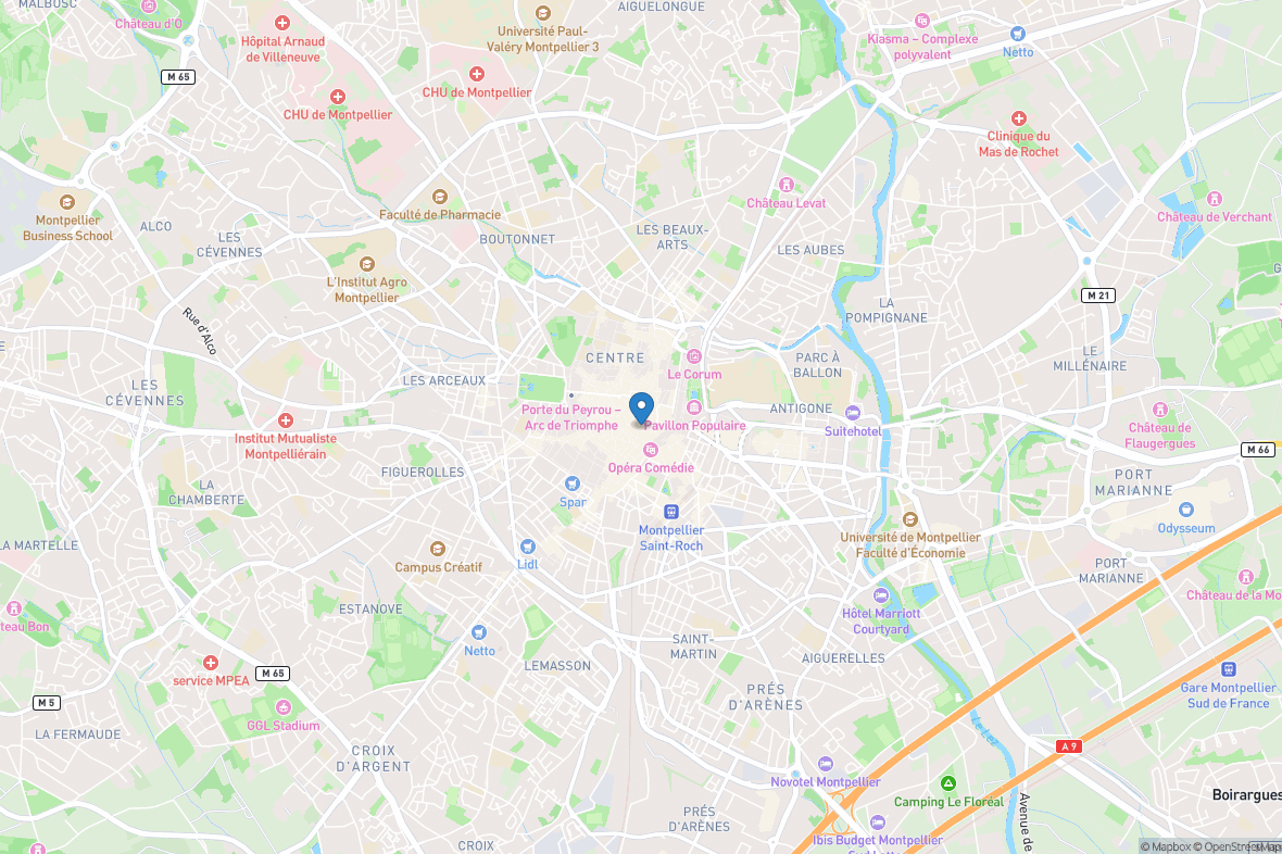 LSF Montpellier (KLF) - Open Street Map